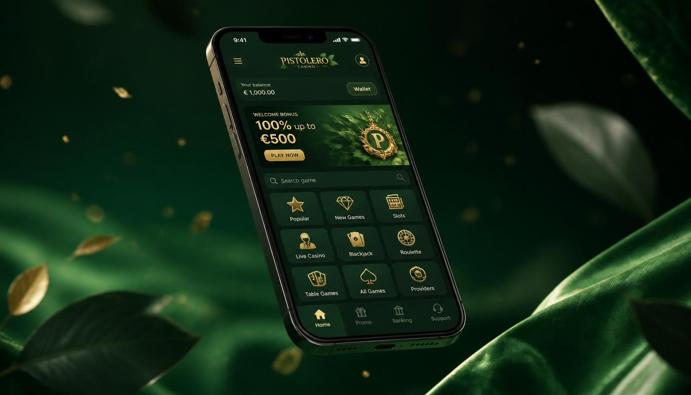 Aplicație mobilă Casino Verde